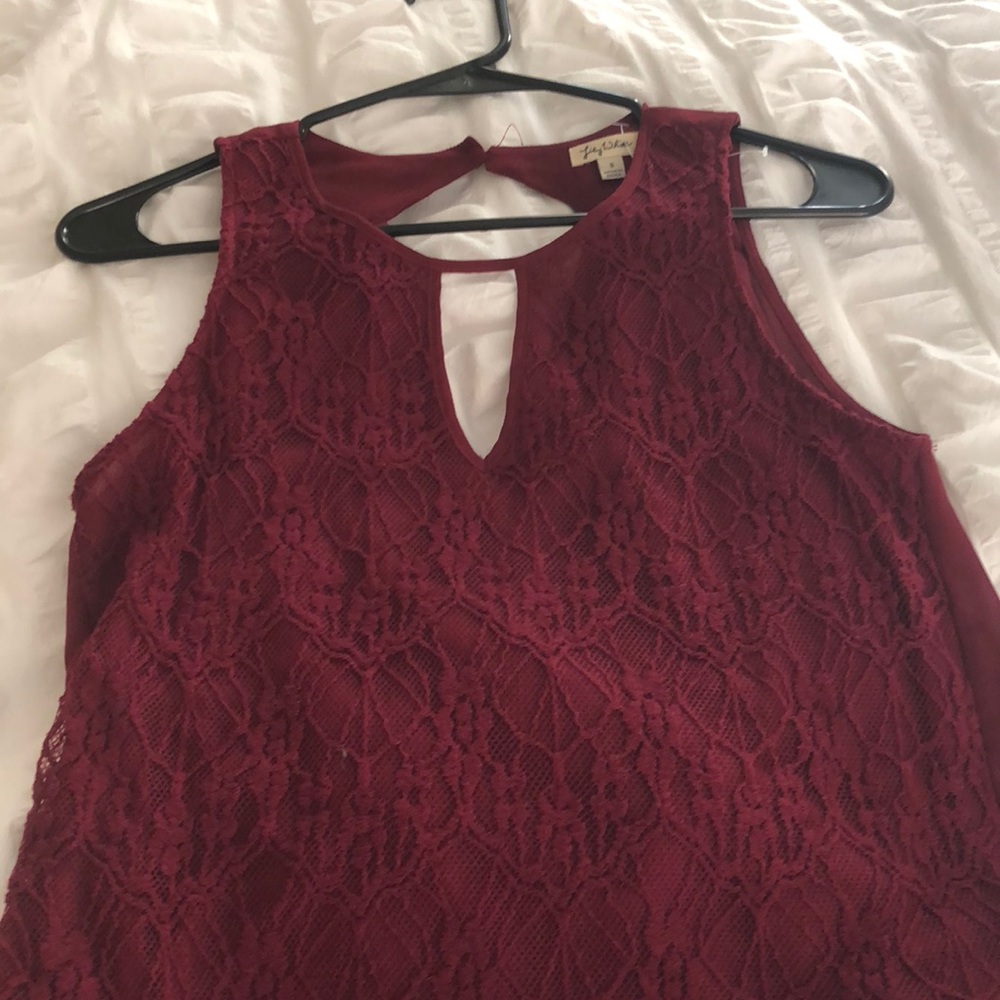 Deep Red tank - Picture 6 of 6